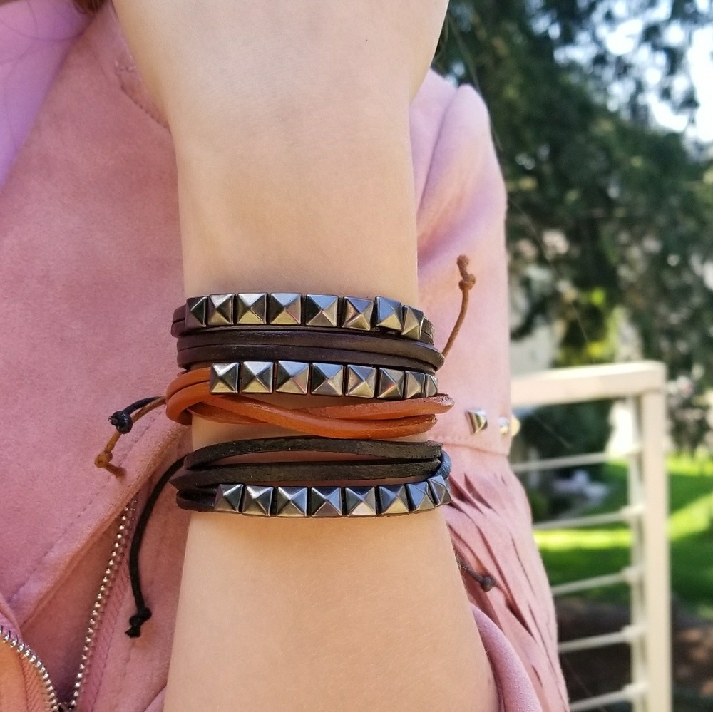 BOHO VIBES FAUX LEATHER BRACELET